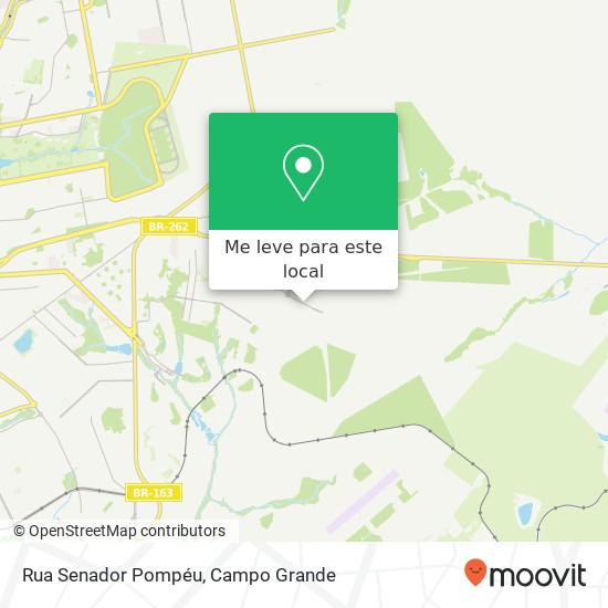 Rua Senador Pompéu mapa