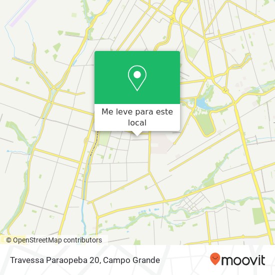 Travessa Paraopeba 20 mapa