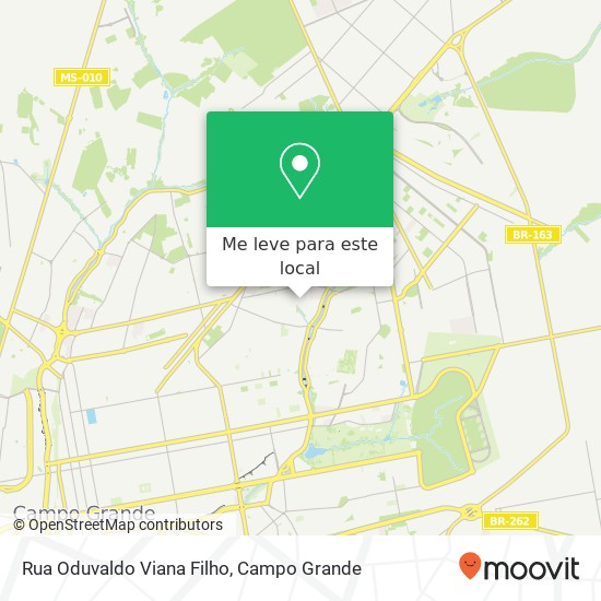 Rua Oduvaldo Viana Filho mapa