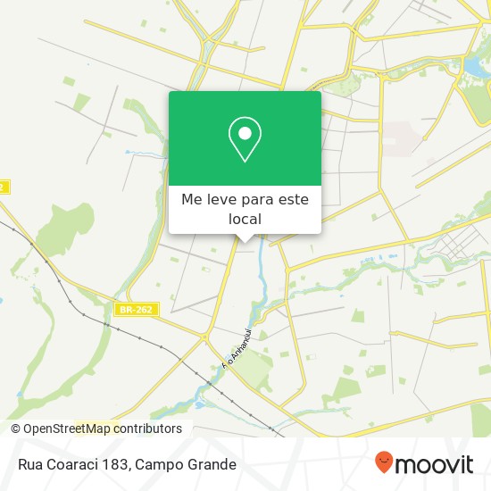 Rua Coaraci 183 mapa