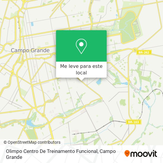 Olimpo Centro De Treinamento Funcional mapa