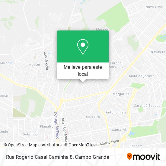 Rua Rogerio Casal Caminha 8 mapa