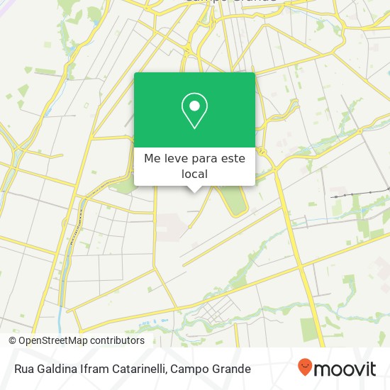 Rua Galdina Ifram Catarinelli mapa