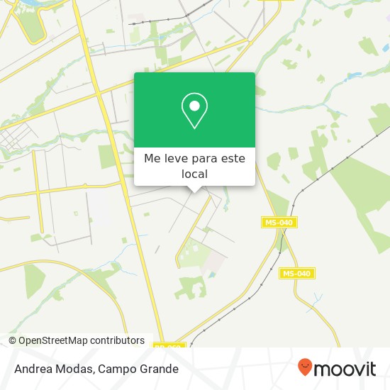 Andrea Modas, Rua Oeiras, 58 Moreninha Campo Grande-MS 79065-042 mapa