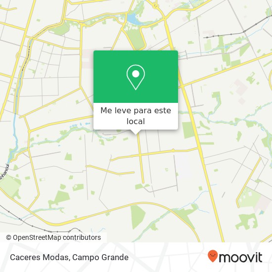 Caceres Modas, Rua dos Topógrafos, 366 Centro Oeste Campo Grande-MS 79073-120 mapa