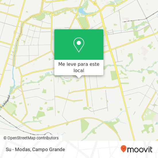 Su - Modas, Rua Campo Nobre, 357 Centro Oeste Campo Grande-MS 79073-017 mapa