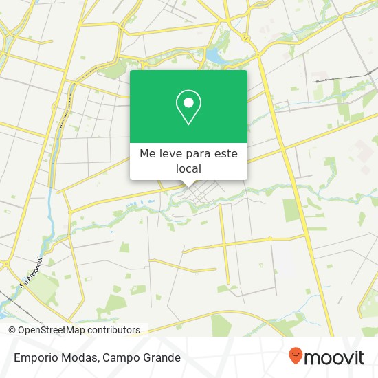 Emporio Modas, Avenida Pedro Paulo Soares de Oliveira, 28 Alves Pereira Campo Grande-MS 79071-320 mapa