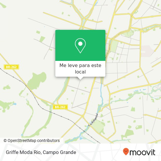 Griffe Moda Rio, Rua da Península, 632 Coophavilla II Campo Grande-MS 79097-150 mapa