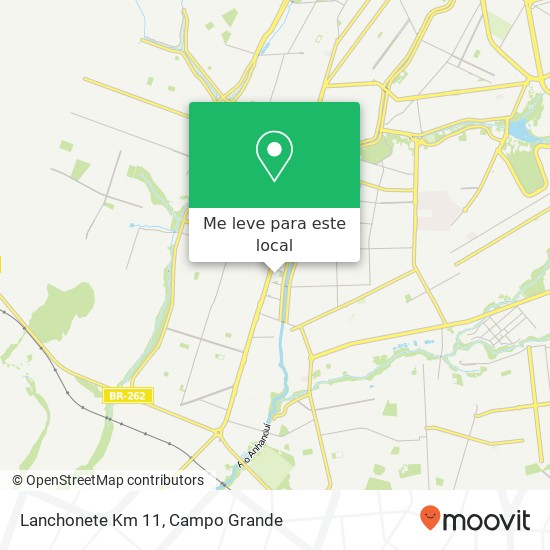 Lanchonete Km 11, Rua Carlos Drumond de Andrade, 1423 Aero Rancho Campo Grande-MS 79085-000 mapa