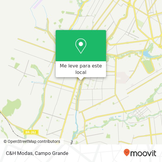 C&H Modas, Avenida Vereador Thyrson de Almeida, 992 Aero Rancho Campo Grande-MS 79006-820 mapa