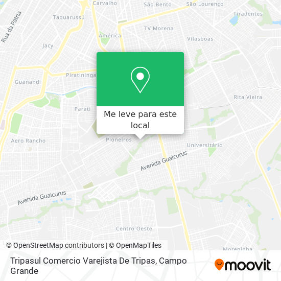 Tripasul Comercio Varejista De Tripas mapa