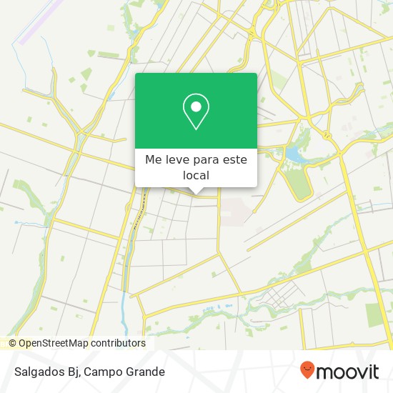 Salgados Bj, Avenida Ezequiel Ferreira Lima, 1057 Aero Rancho Campo Grande-MS 79082-161 mapa