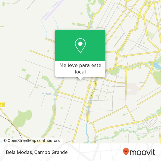 Bela Modas, Rua Severino Pinheiro, 581 Tijuca Campo Grande-MS 79094-061 mapa