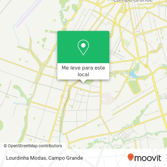 Lourdinha Modas, Rua do Piano, 140 Aero Rancho Campo Grande-MS 79082-030 mapa