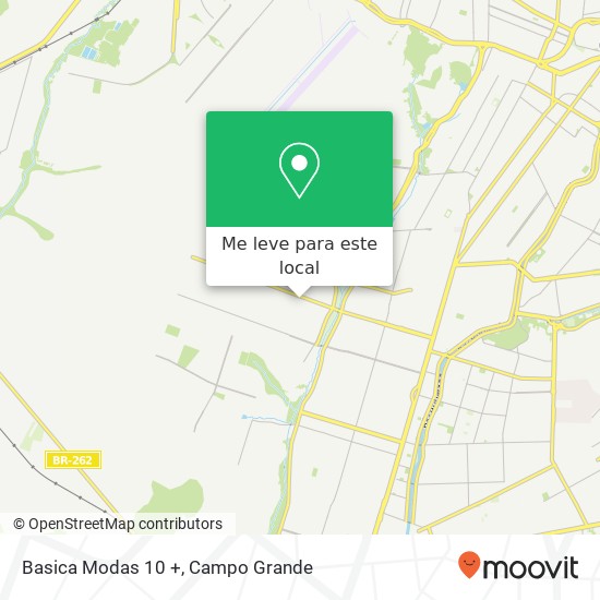 Basica Modas 10 +, Rua Jandaia do Sul, 725 São Conrado Campo Grande-MS 79093-040 mapa