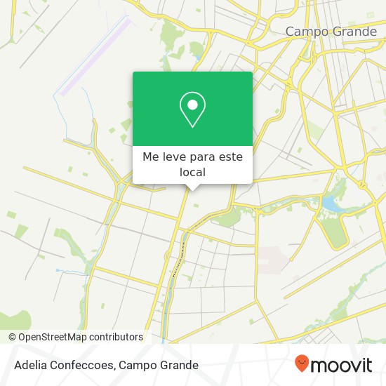 Adelia Confeccoes, Rua Jussara, 535 Guanandi Campo Grande-MS 79086-380 mapa