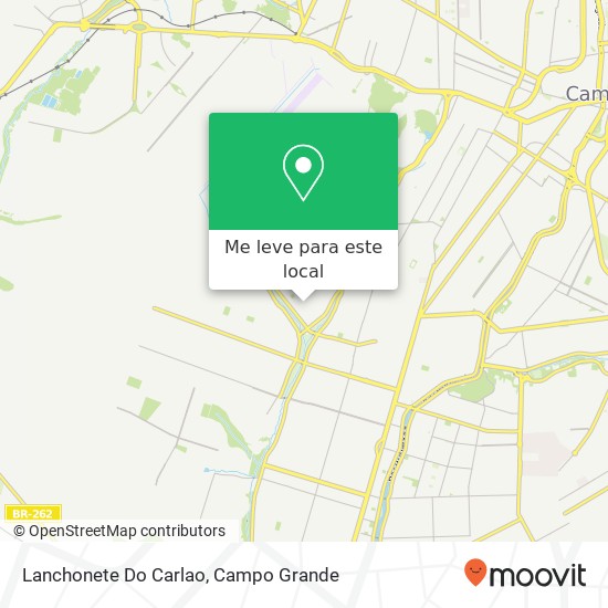 Lanchonete Do Carlao, Rua Jaime Costa, 333 Leblon Campo Grande-MS 79091-110 mapa