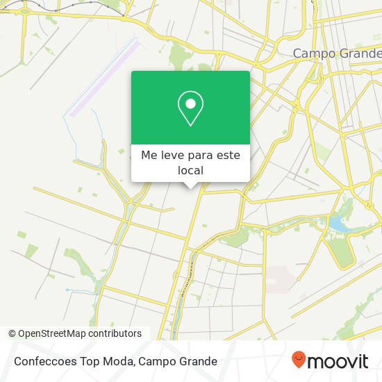 Confeccoes Top Moda, Rua Clineu da Costa Moraes, 239 Leblon Campo Grande-MS mapa