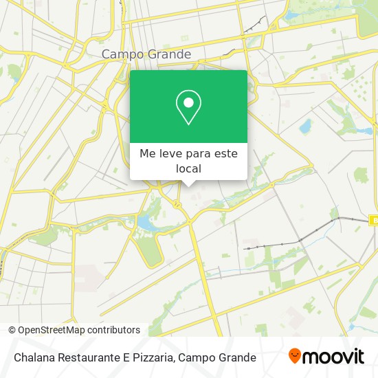 Chalana Restaurante E Pizzaria mapa