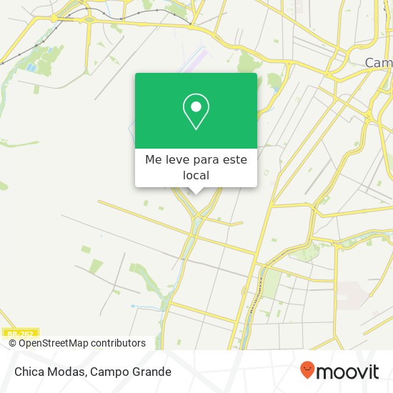 Chica Modas, Rua João Gomes Batista, 375 Leblon Campo Grande-MS 79091-120 mapa