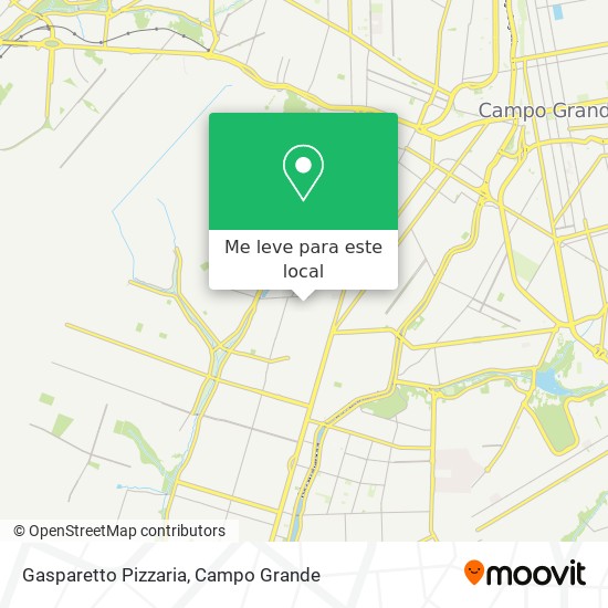 Gasparetto Pizzaria mapa