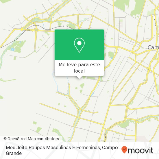 Meu Jeito Roupas Masculinas E Femeninas, Rua Helena Torres de Arruda, 238 União Campo Grande-MS 79091-012 mapa