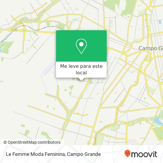 Le Femme Moda Feminina, Rua Petrópolis, 1319 União Campo Grande-MS 79091-030 mapa