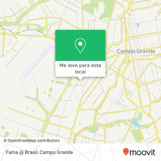 Fama @ Brasil, Rua do Ouvidor, 155 Taveirópolis Campo Grande-MS 79090-281 mapa