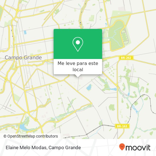 Elaine Melo Modas, Rua Marquês de Lavradio, 514 Tiradentes Campo Grande-MS 79041-340 mapa