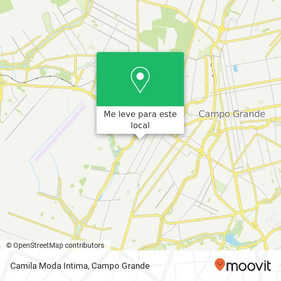 Camila Moda Intima, Rua São Sebastião, 452 Taveirópolis Campo Grande-MS 79090-120 mapa