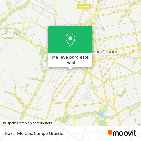 Bazar Moraes mapa