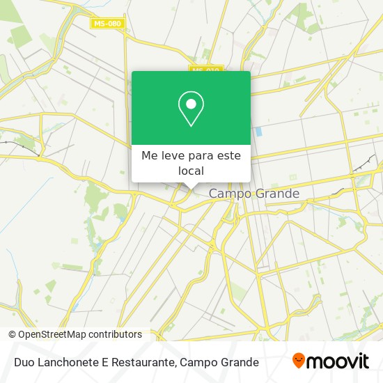 Duo Lanchonete E Restaurante mapa