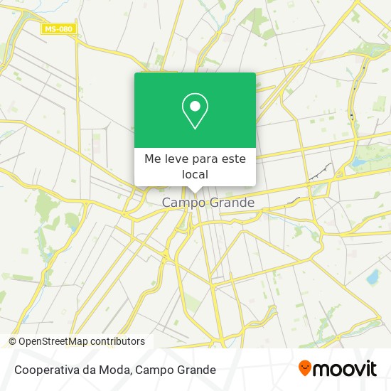 Cooperativa da Moda mapa