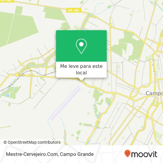 Mestre-Cervejeiro.Com, Avenida Duque de Caxias Taveirópolis Campo Grande-MS 79103-010 mapa