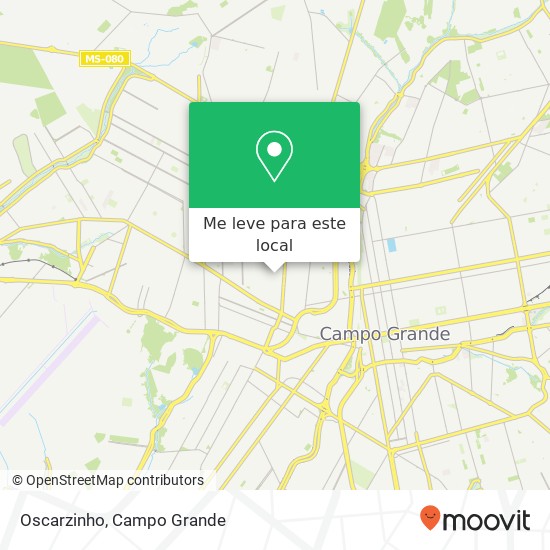 Oscarzinho, Rua Luís de Albuquerque, 593 Sobrinho Campo Grande-MS 79110-010 mapa