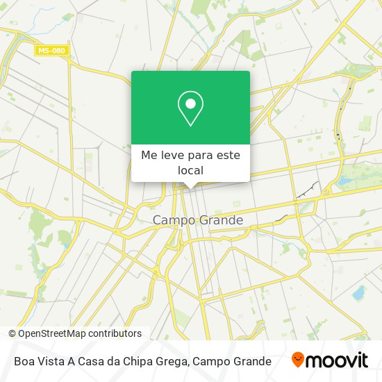 Boa Vista A Casa da Chipa Grega mapa