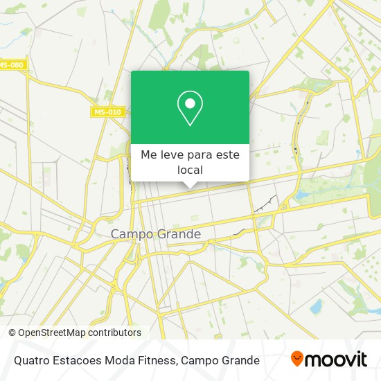 Quatro Estacoes Moda Fitness mapa