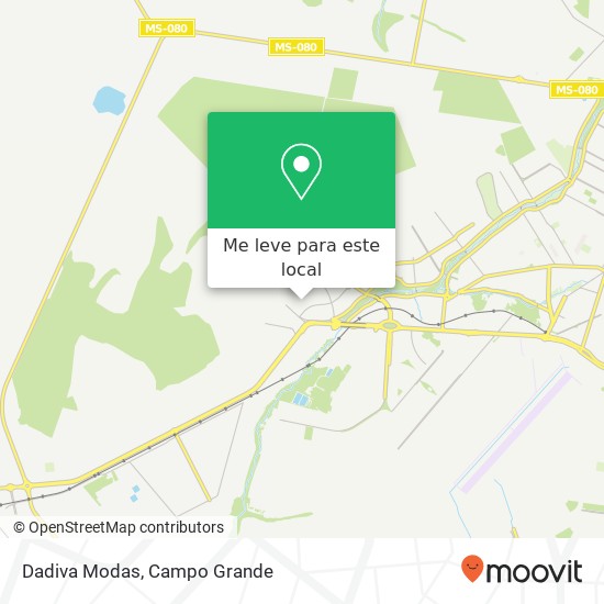 Dadiva Modas, Rua Luiz Bento, 1161 Popular Campo Grande-MS 79106-270 mapa