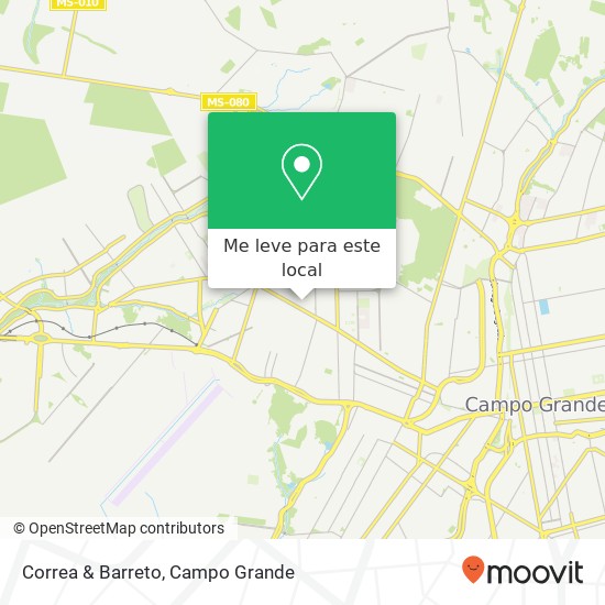 Correa & Barreto, Rua Poxoreu, 90 Santo Amaro Campo Grande-MS 79112-331 mapa