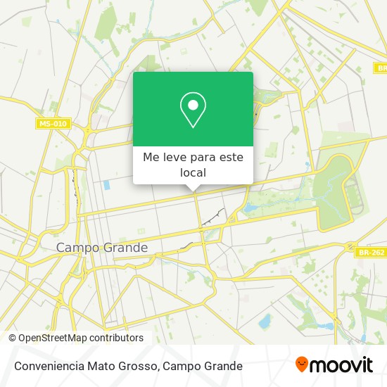 Conveniencia Mato Grosso mapa
