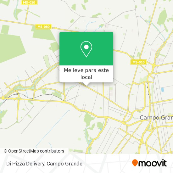 Di Pizza Delivery mapa