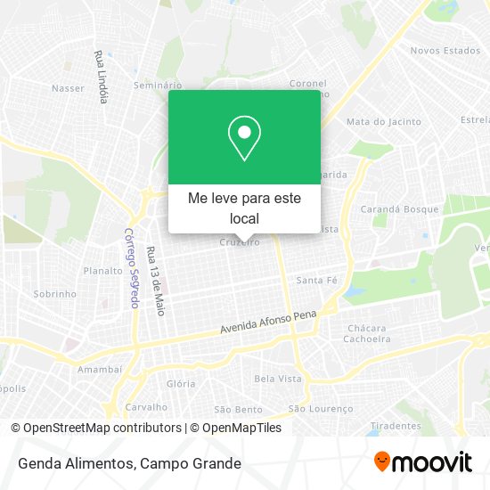 Genda Alimentos mapa