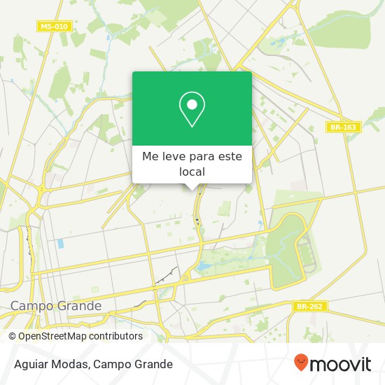 Aguiar Modas, Rua Arcênia, 575 Monte Carlo Campo Grande-MS 79022-040 mapa