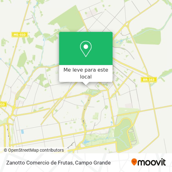 Zanotto Comercio de Frutas mapa