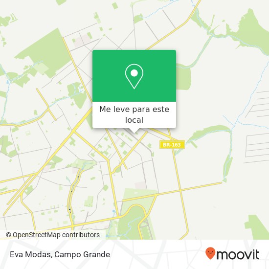 Eva Modas, Rua Penápolis, 209 Novos Estados Campo Grande-MS 79034-380 mapa