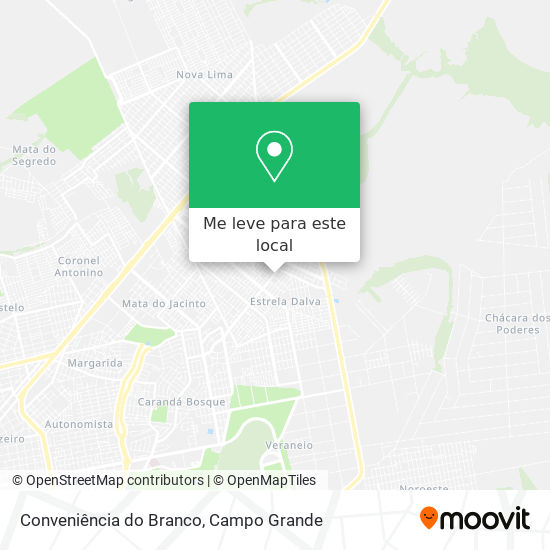 Conveniência do Branco mapa