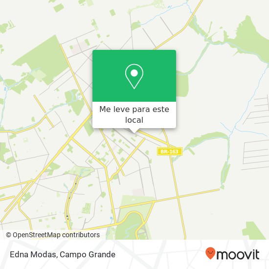 Edna Modas, Rua Jandaira, 694 Novos Estados Campo Grande-MS 79034-037 mapa