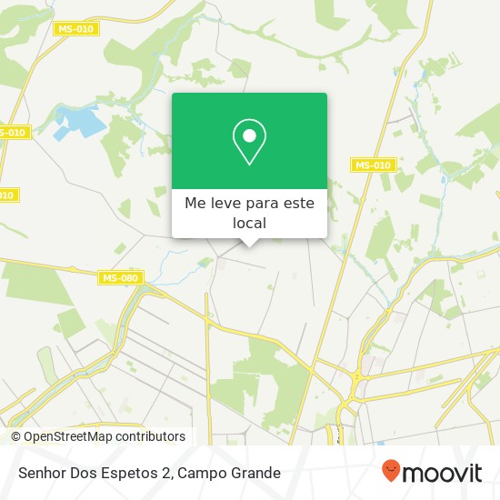 Senhor Dos Espetos 2, Rua Santa Gertrudes, 360 Nasser Campo Grande-MS 79116-570 mapa