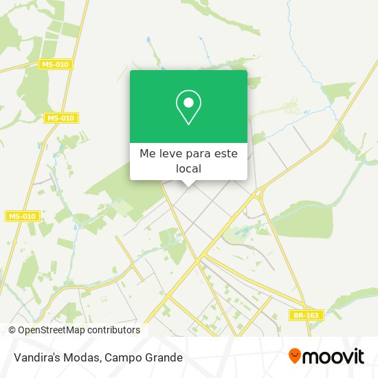 Vandira's Modas mapa