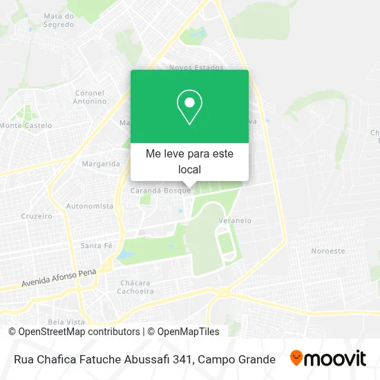 Rua Chafica Fatuche Abussafi 341 mapa